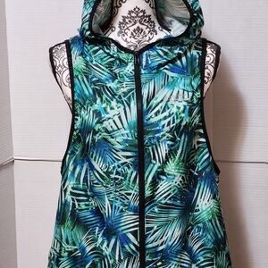 VS PINK Hooded Vest Swimsuit Cover-up M/L